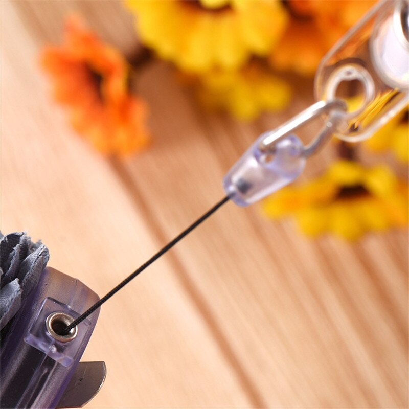 GOGO - 50 Soportes Retráctiles Para Etiquetas De Nombre De Carrete De