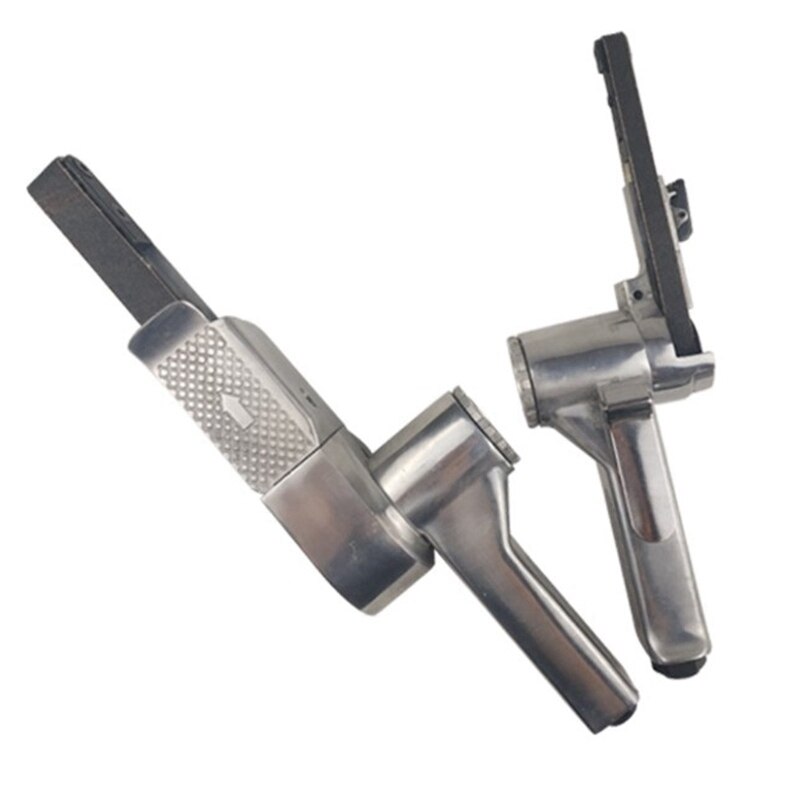 Luchtbandschuurmachine, haakse slijper, luchthaakse slijpmachine met schuurbanden voor luchtcompressor, schuurgereedschapset met pneumatische gereedschappen