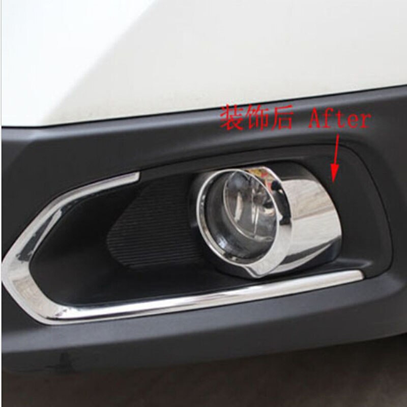 Voor Suzuki SX4 S Cross Chrome Mistlamp Lamp Cover Trim Auto Sticker Styling Accessoires 2 stuks