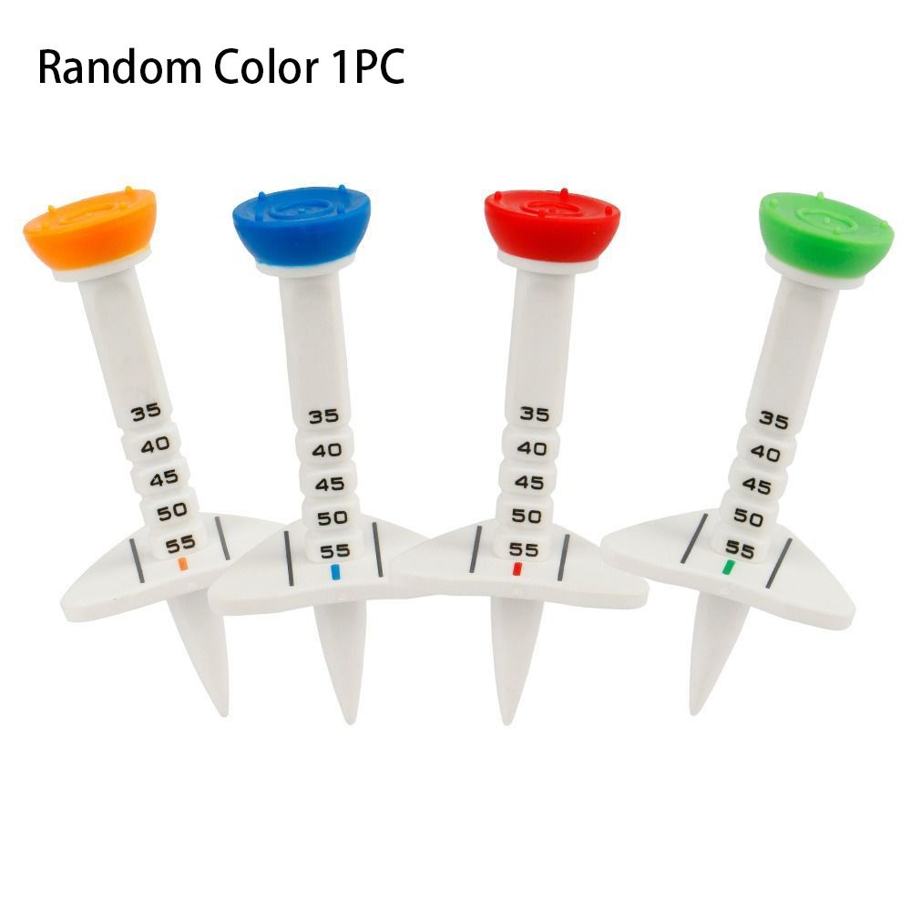 Durable Plastic Golf Tees Adjustable Height and Aiming Direction Golf Training Ball Stand Outdoor: Default Title