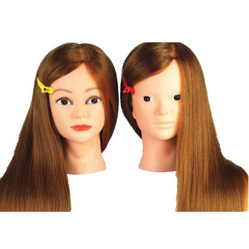 Cammitever sminke praksis mannequin blondt hår mannequin hoder blond hode frisør modell frisyre trening hode vise
