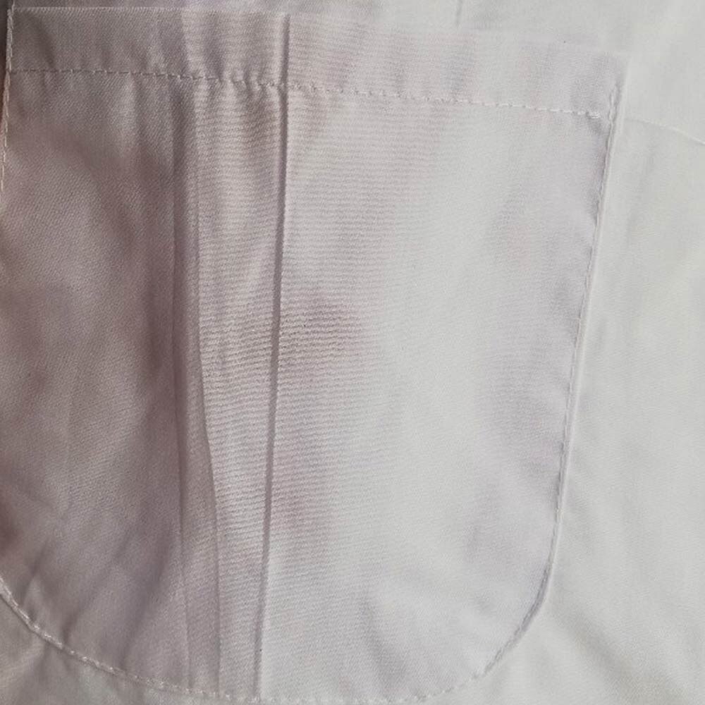 Women Men Lab Coat Long Sleeve White Outwear Long Coat With Pockets Unisex Work Wear Clothing Button Casual Coat Outwear #T1P