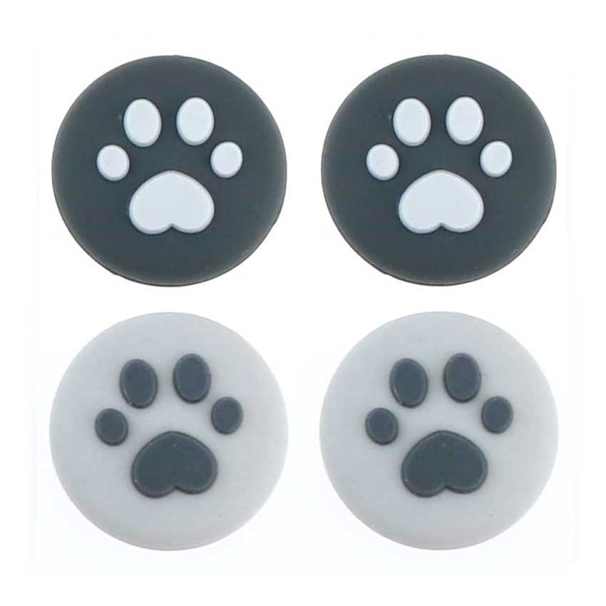 YuXi 4pcs Cute Cat Paw Claw Thumb Grip Cover Case For Nintendo Switch Lite Joy-Con Joy Con Joystick Analog Stick Caps: H H Q Q