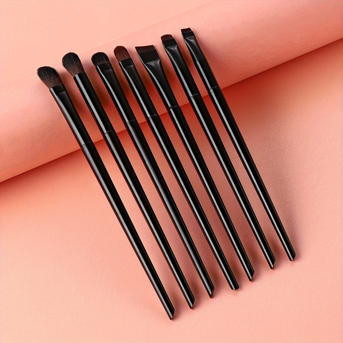 Ultra-Thin Eyebrow Brush Set -3Pcs Angled Precision Eyeliner MakeupBrushes, Synthetic Bristles Slanted Eyeshadow Eye Brow Tintin: SKY BLUE