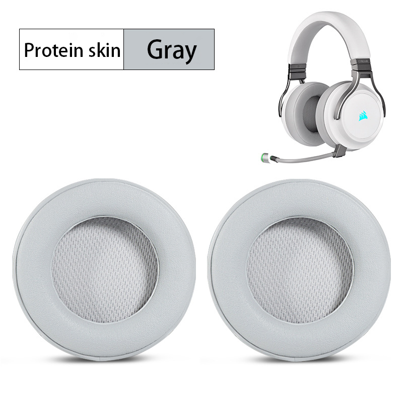 Replacement Earpads for CORSAIR VIRTUOSO RGB Wireless SE Headset Headphones Leather Sleeve Earphone Earmuff: Blue