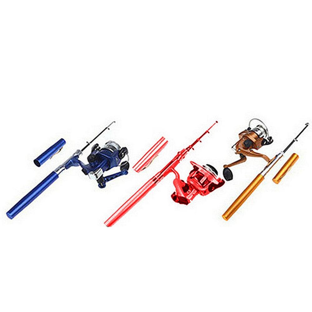 Carbon 5 Kleur Hengel Pen Vis Hengel Draagbare Angling Tool Praktische Duurzaam