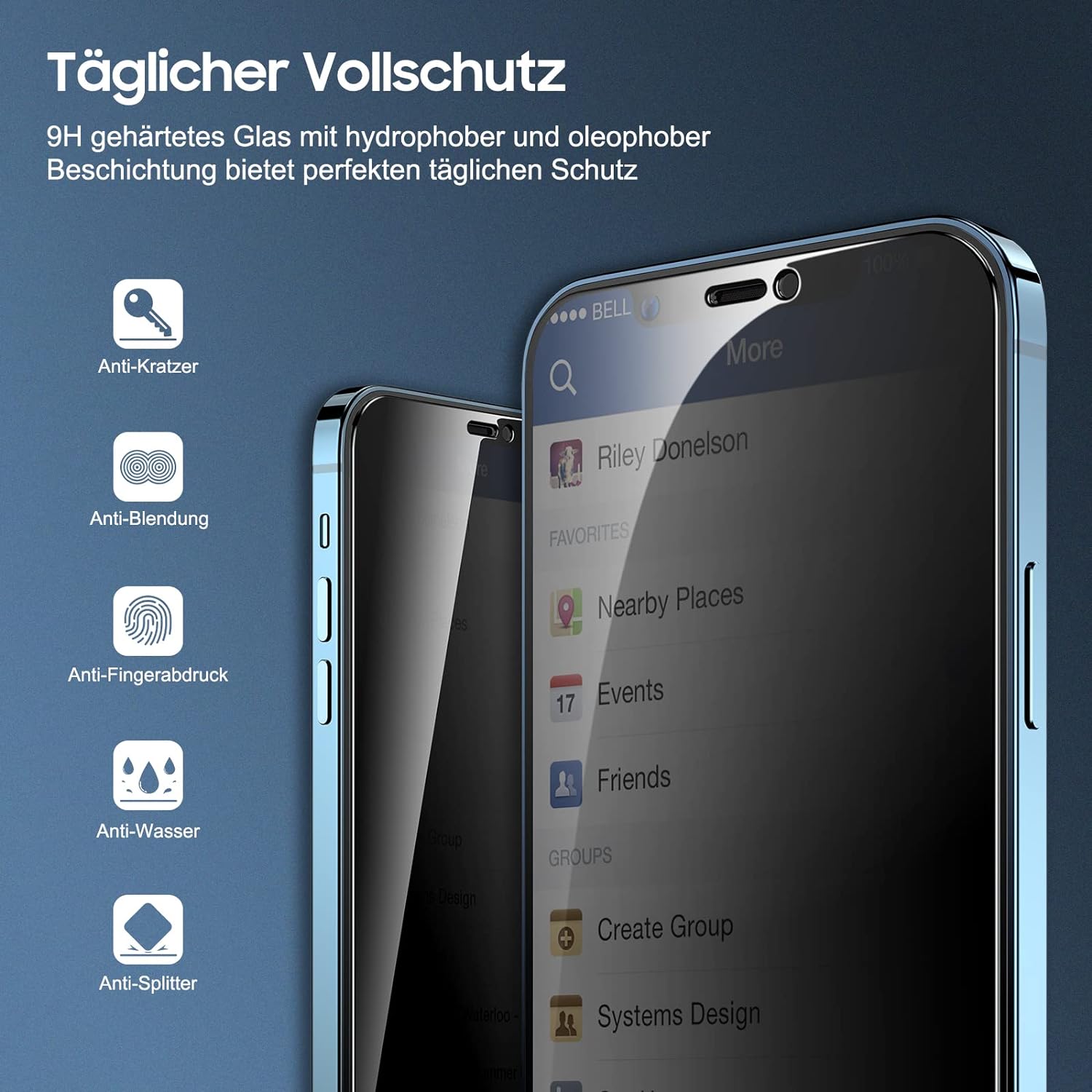 2Pcs Protection Glass For Apple iPhone 7 8 6 6S Plus Tempered Screen Protector SE Protective Film