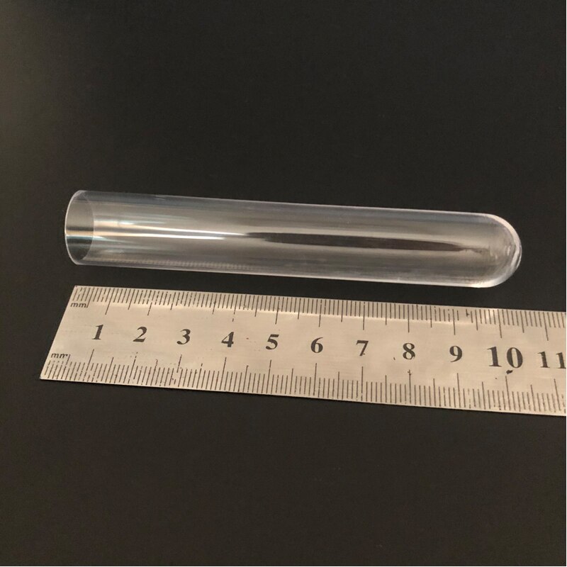 50 teile/paket 18x105mm Kunststoff Reagenzglas Mit Korken U-bilden Boden Labor Leere Duftenden Tee rohre Hochzeit gefälligkeiten