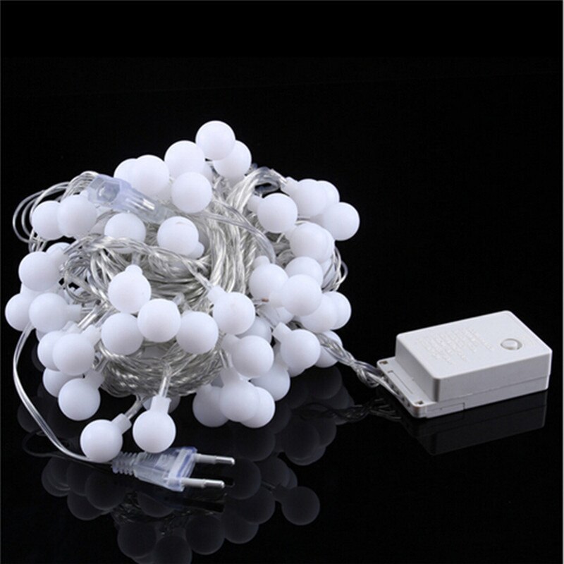 10m/5m fairy girlander led boll string lampor chrismtas glödlampa fairy string dekorativa lampor för bröllopsfest dekoration