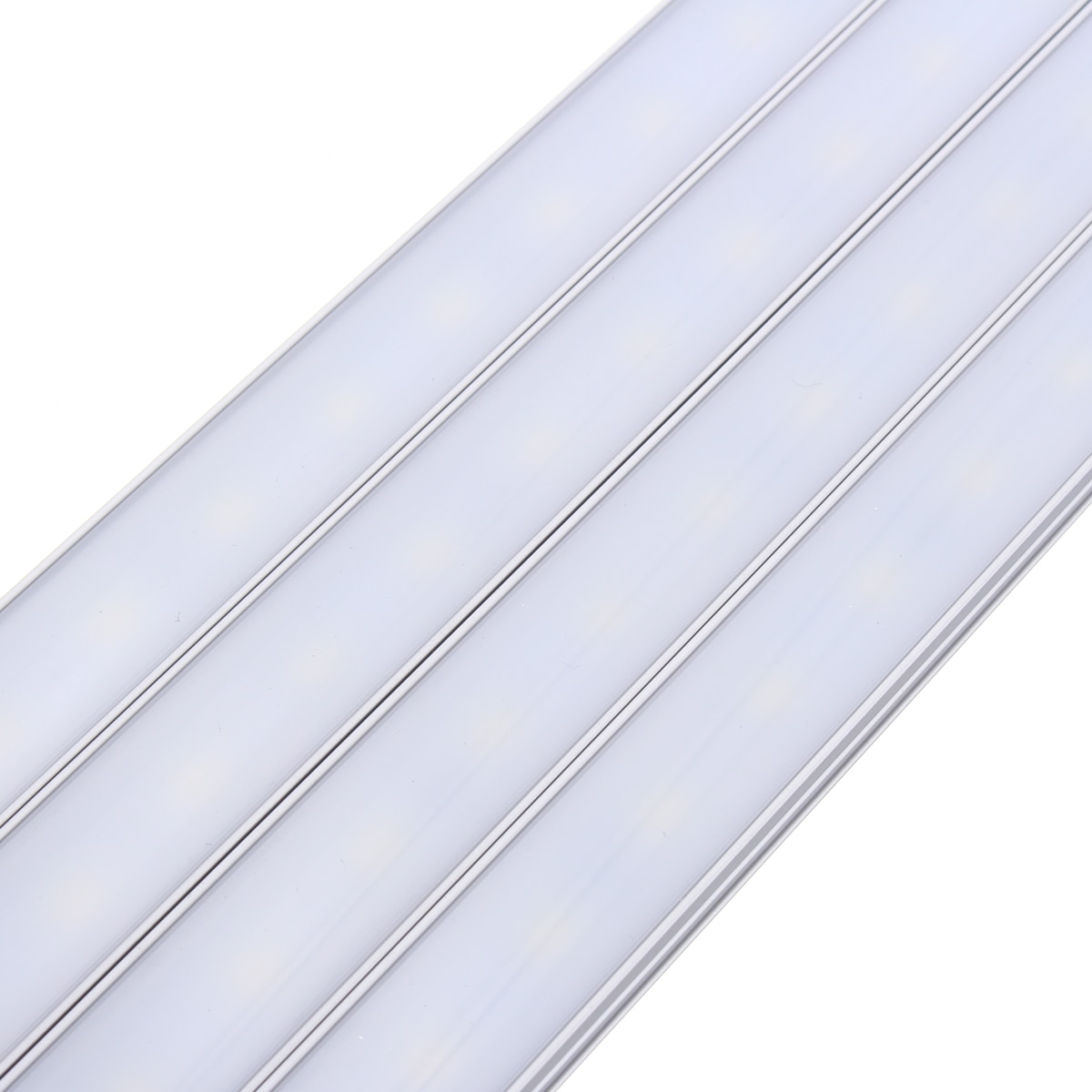 4Pcs 50CM LED Strip Light Kit for Under Kitchen Cabinet Counter Lighting LED Showcase Rigid Strip Light