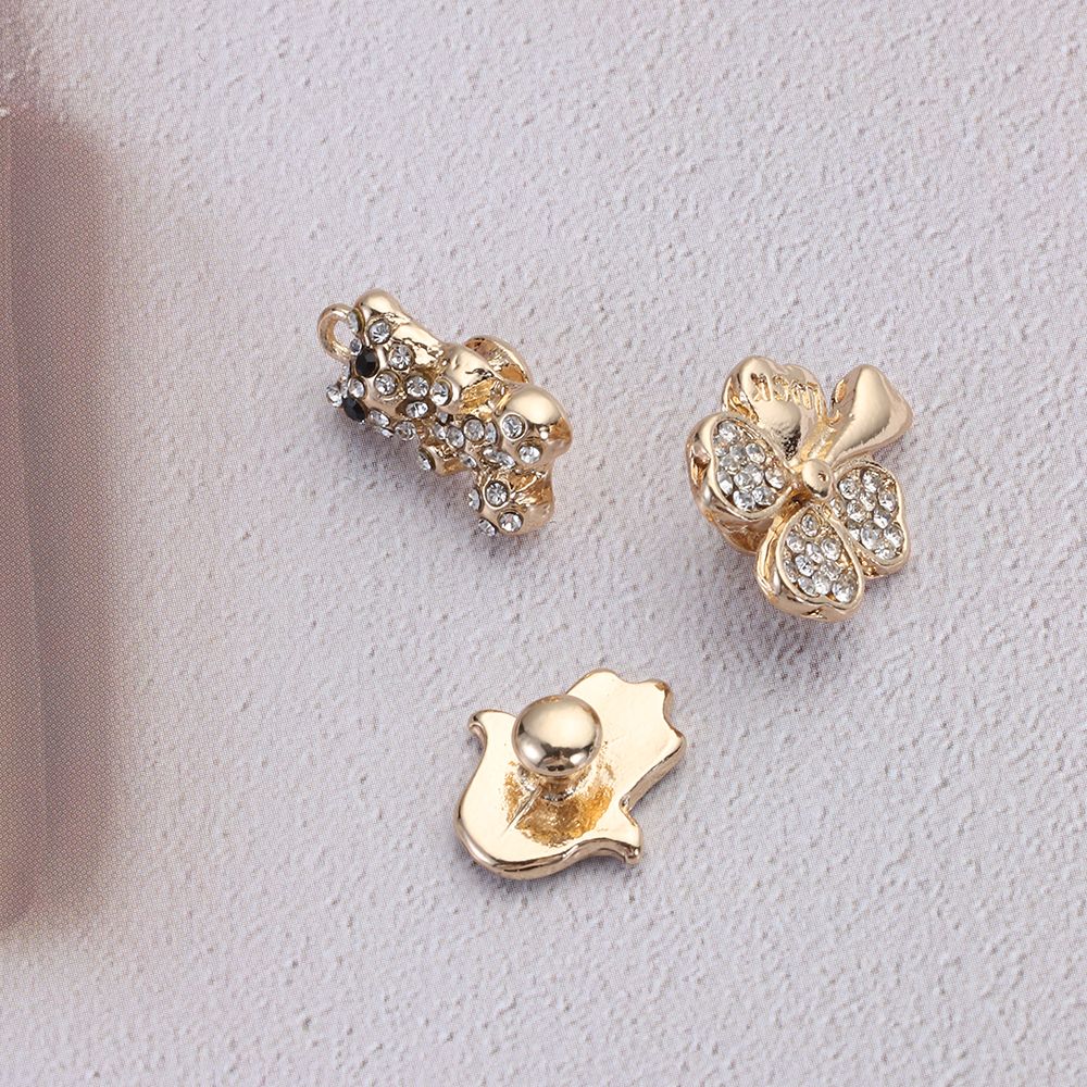 Pasek silikonowy ozdobne gwoździe do zegarka Apple Watch Charms Metal kreatywność nit akcesoria do iwatch