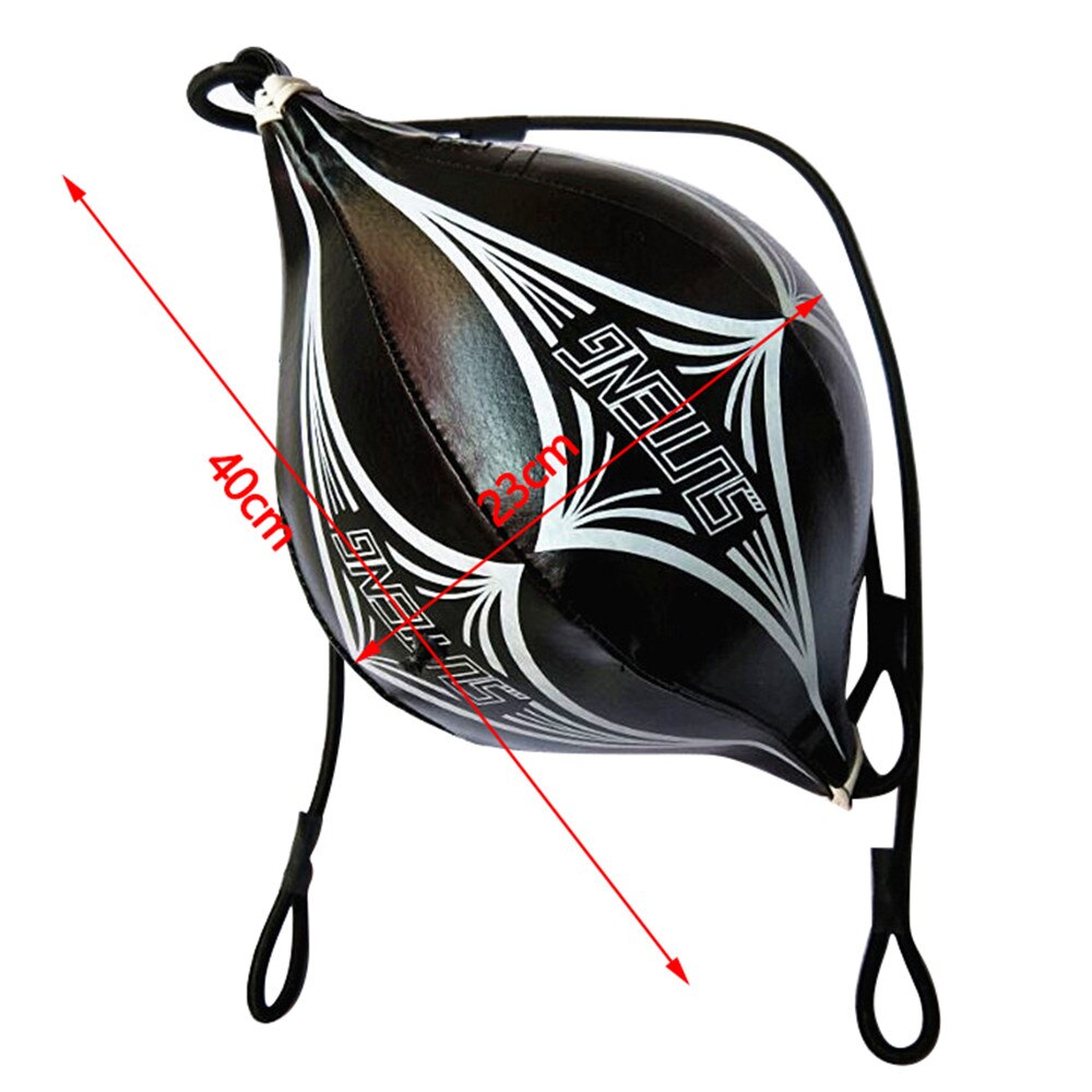 Diamond Shaped Boxing Speed ball Venting Boxing Ball Muay Thai Balloon Fighting Reaction Bouncy Ball boxing relief speed ball: Black