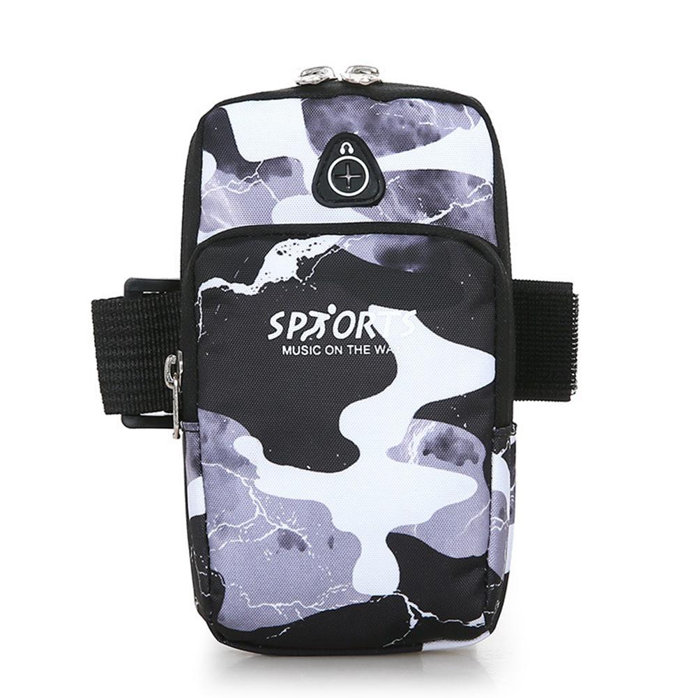 Pinshang Unisex Mobiele Telefoon Arm Bag Nylon Running Outdoor Sport Mobiele Telefoon Pols Zak: 2 - gray