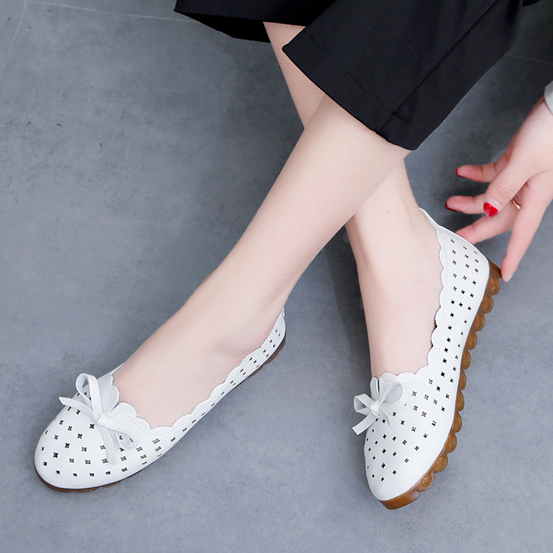 Scarpe basse da donna casual versatili ed eleganti in tinta unita, adatte a qualsiasi outfit