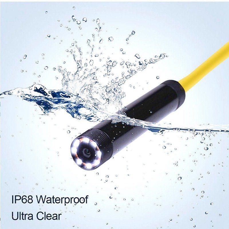 WIFI Endoscop Kamera HD 1200P 10M Wasserdicht Harten Draht Drahtlose 8mm 8 LED Endoscop Kamera für Android PC IOS Endoscop