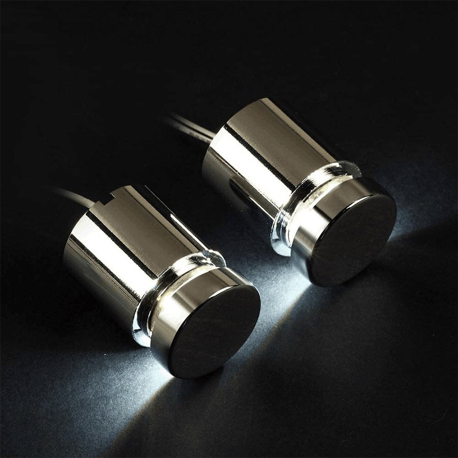 LED Standoff Sign Holder for Acrylic, White, Blue, Green, Red, 2pcs/set