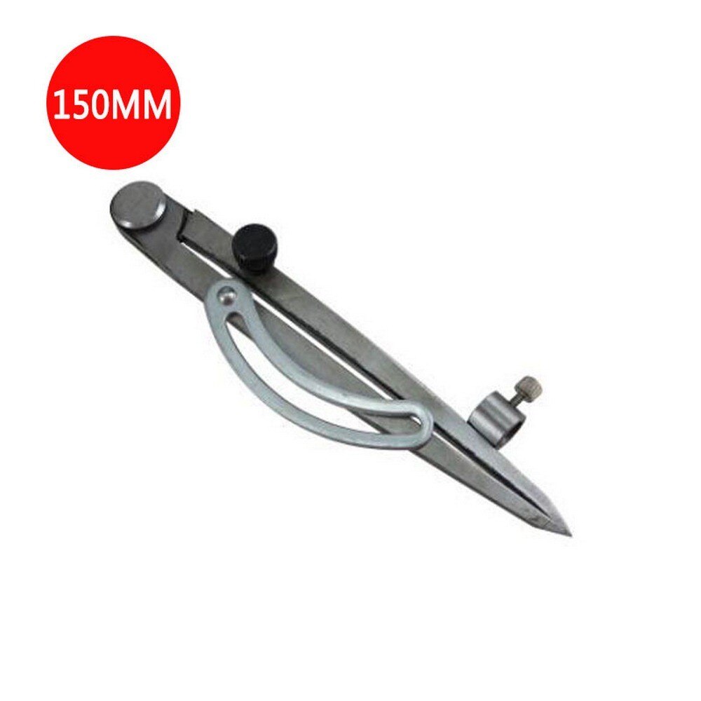 150/200/250/300mm Carbon Stahl Flügel Teiler Kompass Kreis Maker Einstellbare Glasritzrades Abschließbar Carbon Stahl bleistift Kennzeichnung Werkzeuge