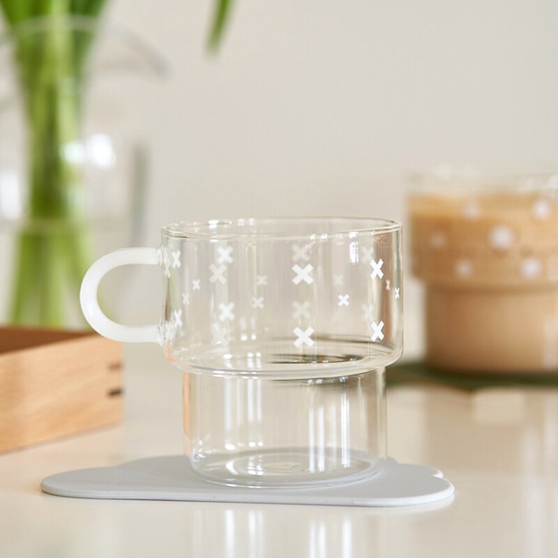 Glazen Beker Betrouwbare Handgemaakte Mooie Elegante Huis Keuken Glas
