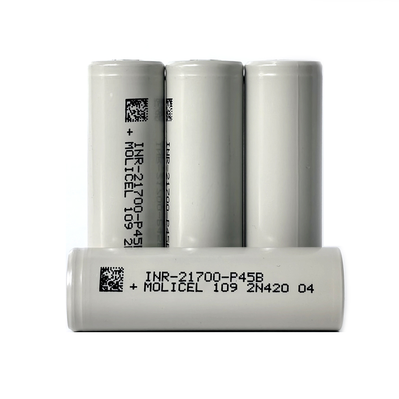Molicel P45B 21700 Batterij - 4500mAh Hoge Capaciteit - 45A Ontlading - Oplaadbare Li-ion Cel