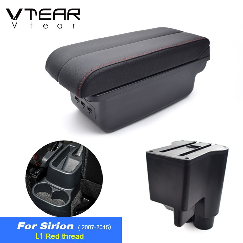 Vtear For Daihatsu Sirion Armrest Interior Center Console Storage Box Arm Rest Car-Styling Decoration Accessories Parts