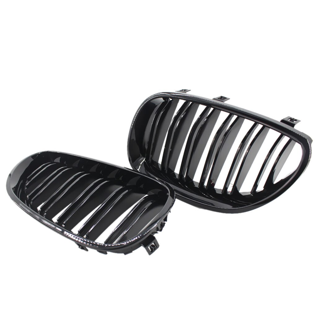 1 Paar Gloss Black Front Nier Roosters Grill Vervangen Voor Bmw E60 E61 5 Serie