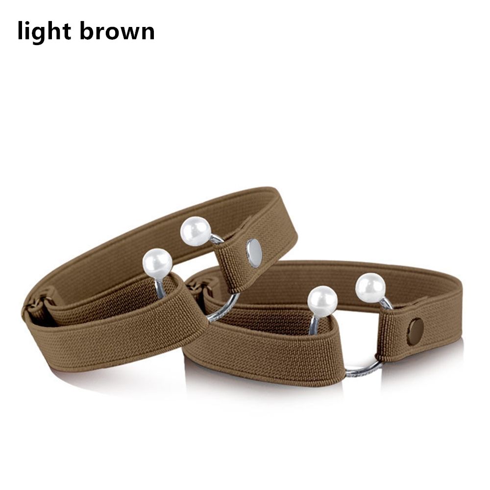 1 Paar Vrouwen Hoge Hakken Holding Anti-Slip Schoenveter Verstelbare Elastische Schoen Riem Riem Enkel Holding Schoenen Band Voor hoge Hakken: light brown
