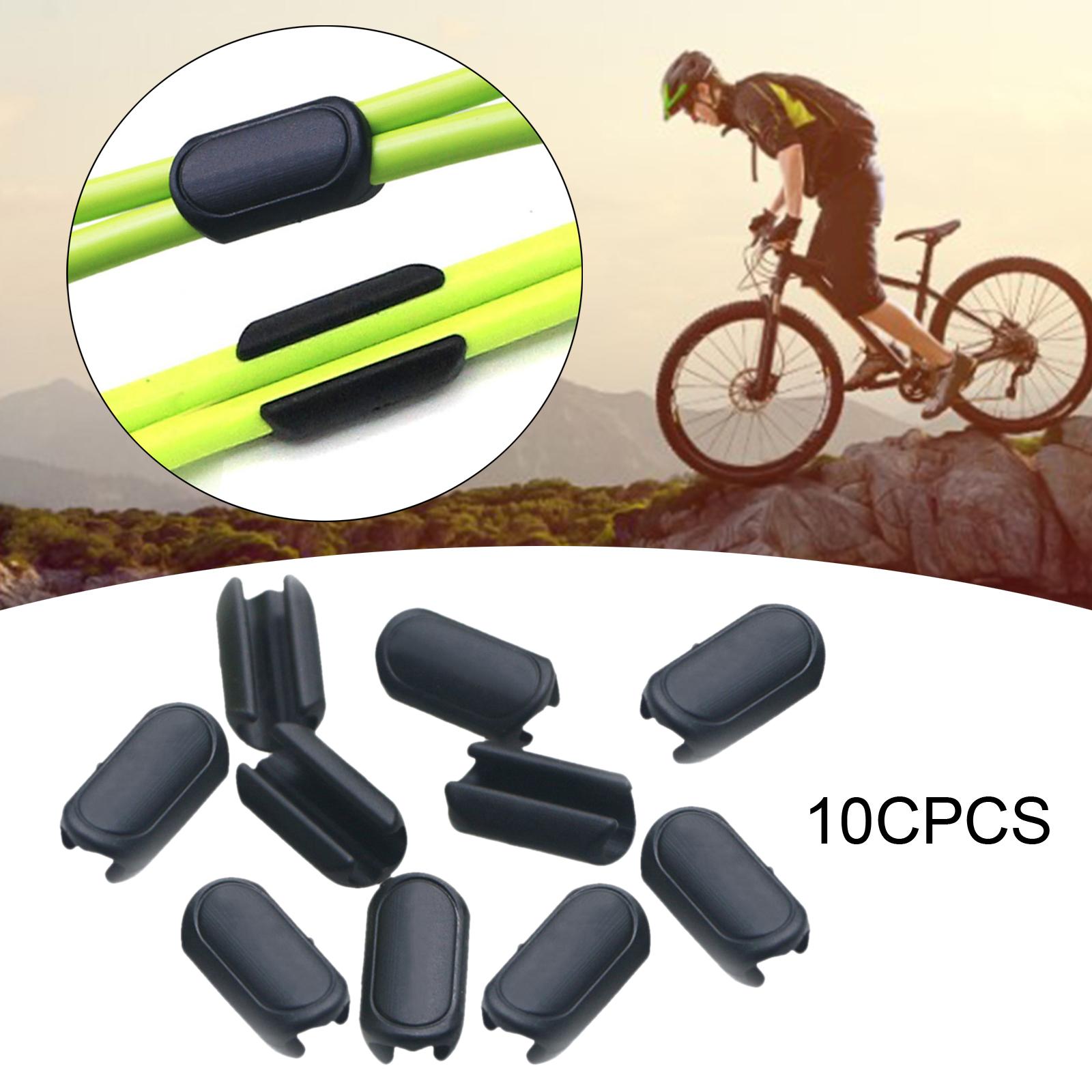 Set Van 10 Bike Fiets Kabel Clips Behuizing Slang Gids Klemmen, Frame Gesp, Fiets Roterende Clips