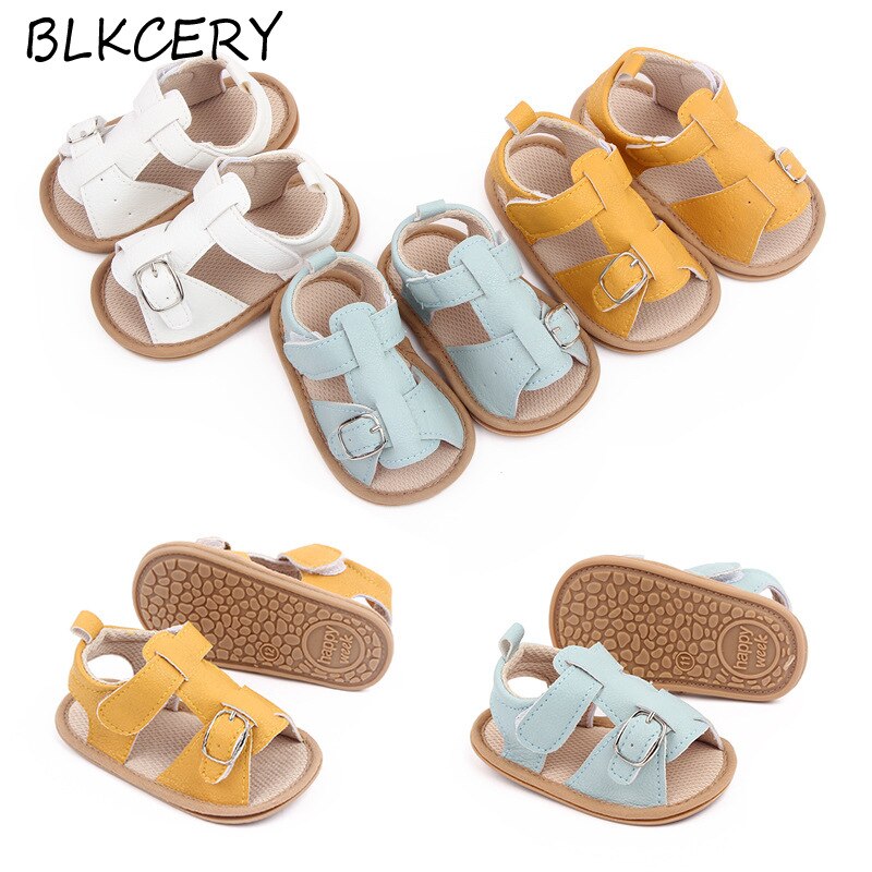 Brand Infant Baby Girls SandalsToddler Summer Shoes Newborn Bebes Sandales Soft Sole Footwear for 1 Year Old Boys Sandalen
