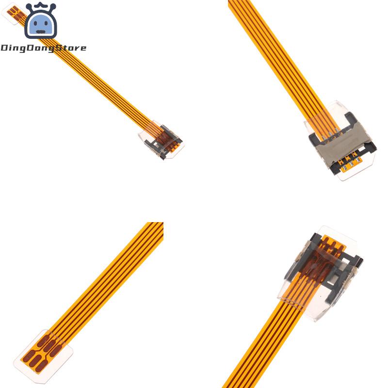 1Pc SIM Card Extension Cable 2FF SIM Standard Reverse Extension Cord Mobile Phone Signal Extension Cord