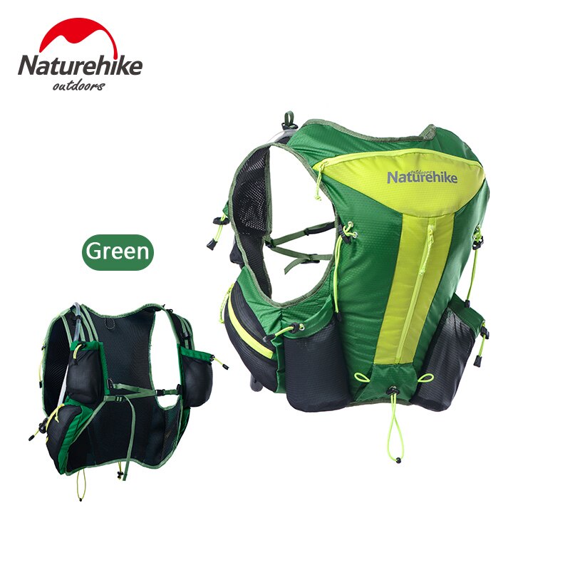 Naturehike 12l unisex utomhus ultralätt vätskepack ryggsäck för löpning, maraton, cykling, vandring, skidåkning  nh70 b 067- b