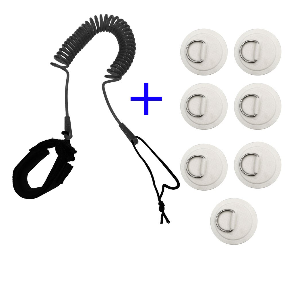 10ft 5mm surfbrett sup spiralleine surfen stand up paddleboard longboard fußbeinleine mit surf-pvc-patch d-ring