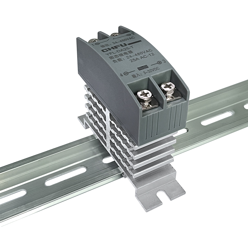 Solid State Relay 10A 25A 40A 60A 80A 100A 120A Din Rail Relay With Radiator SSR Single Phase AC-AC DC-DC