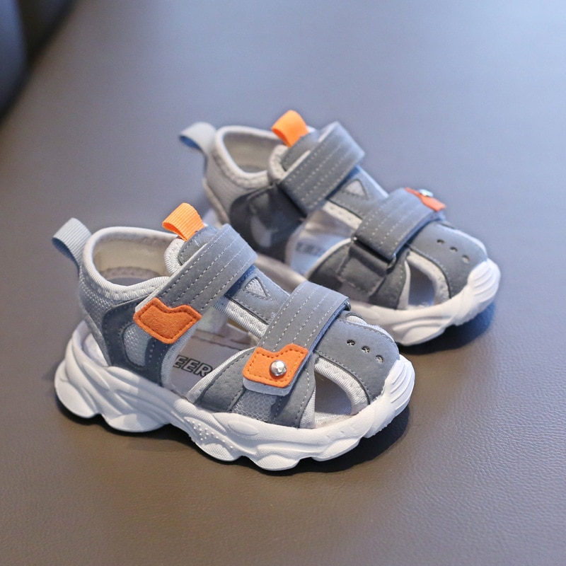 Summer baby sandals for girls boys soft bottom cloth toddler shoes children casual shoes little kids beach sandals