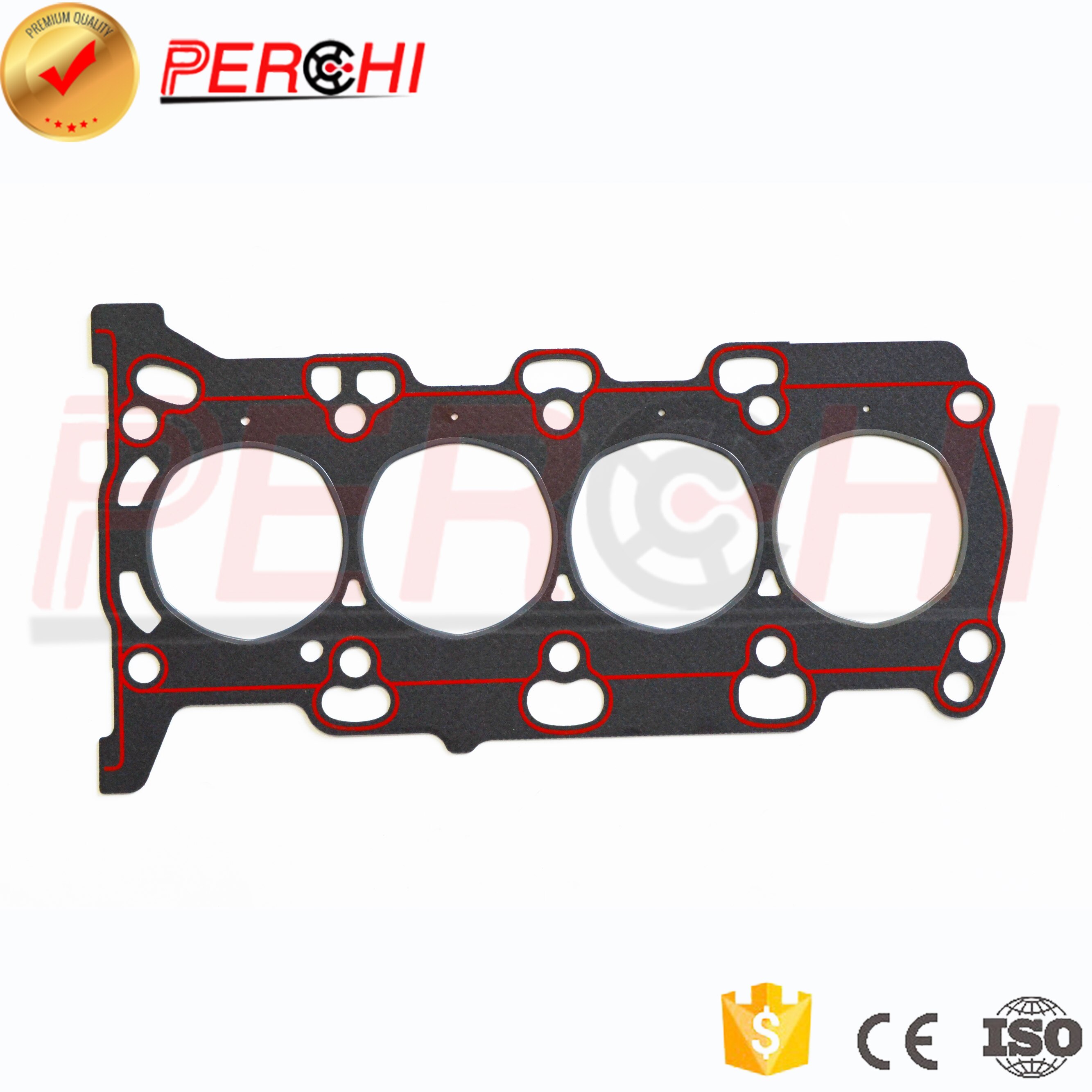 Engine auto parts head gasket for Toyota 8AR-FTS Highlander / Crown / Lexus 14 NX300, GS200, IS200, CR200, OEM 11115-36061: No-ASbestos