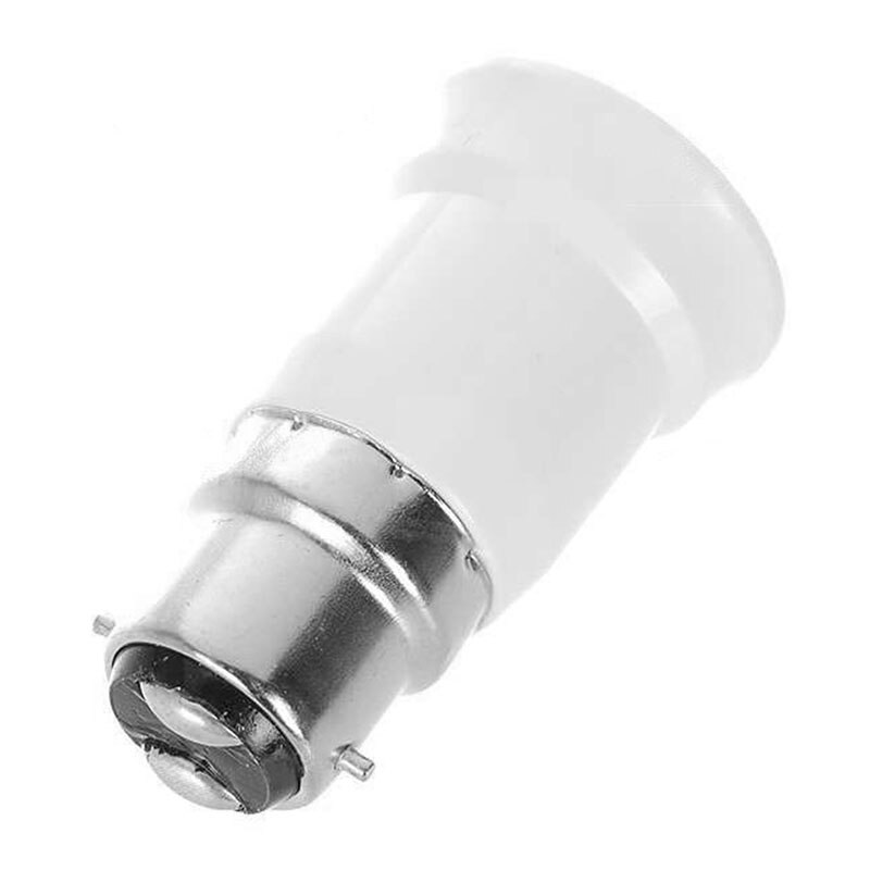 Screw E27 E14 E12 B22 LED Light Socket Hight Temperature Resistant Splitter Adapter Lamp Socket Bulb Base Holder: B22 to E27