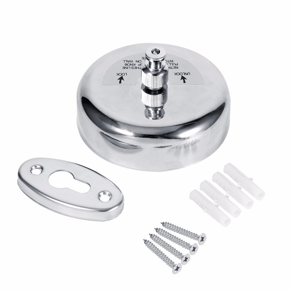 Indoor Outdoor Lothes Drying Rack Invisible Wall Hanger Nylon Stainless Steel Retractable Clothesline Home Storage Accessories