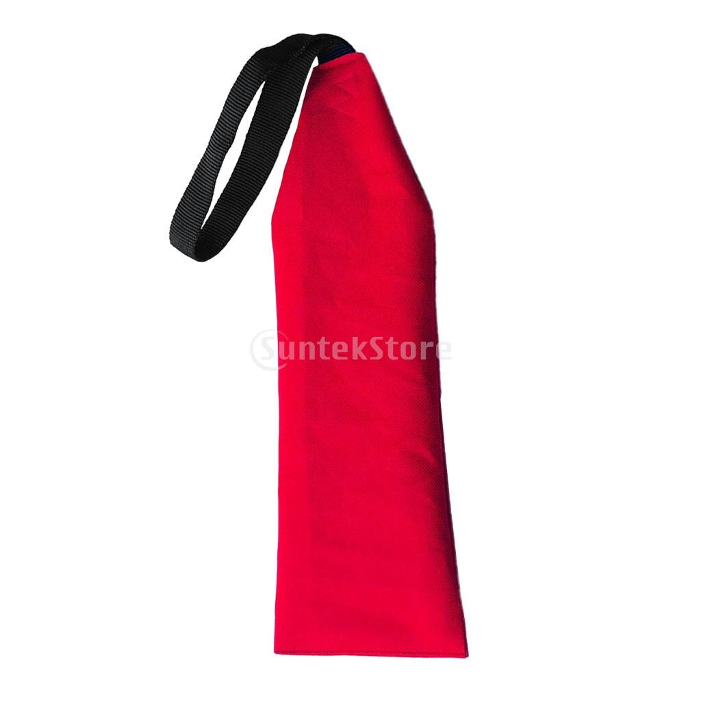 Bandera de viaje de seguridad para Kayak, canoas y SUP, Bandera de remolque, Bandera de carga larga, roja