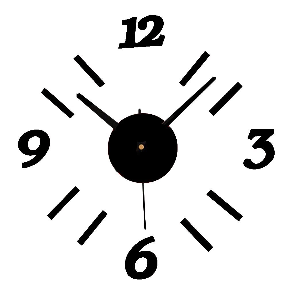 Reloj de pared con números romanos en 3D, pegatinas de espejo acrílico, relojes de decoración del hogar, 4 colores