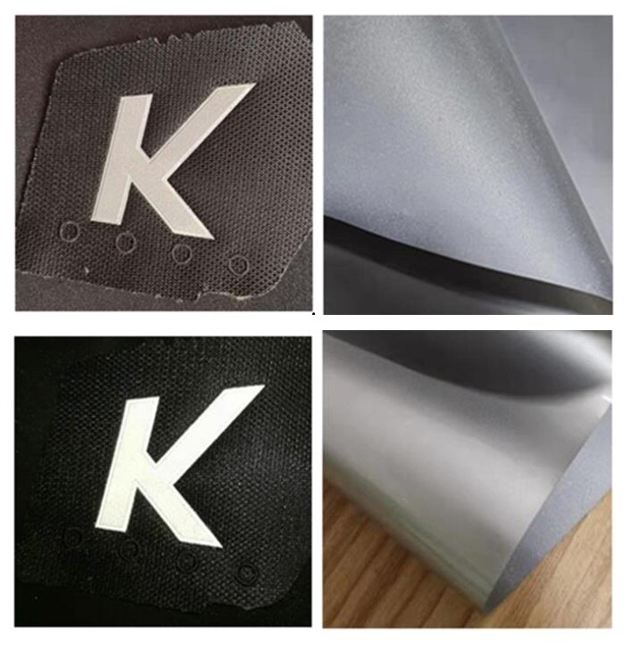 1M*5M High Light PVC Reflective Film High Frequency Machine Pressing On the Clothing Shoes Bag Raincoat Warning Material