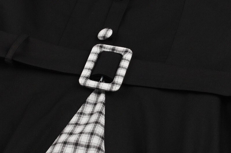 Robe femme Vintage 4XL, grande taille, Patchwork, manches offre spéciale, automne hiver 3/4 3XL