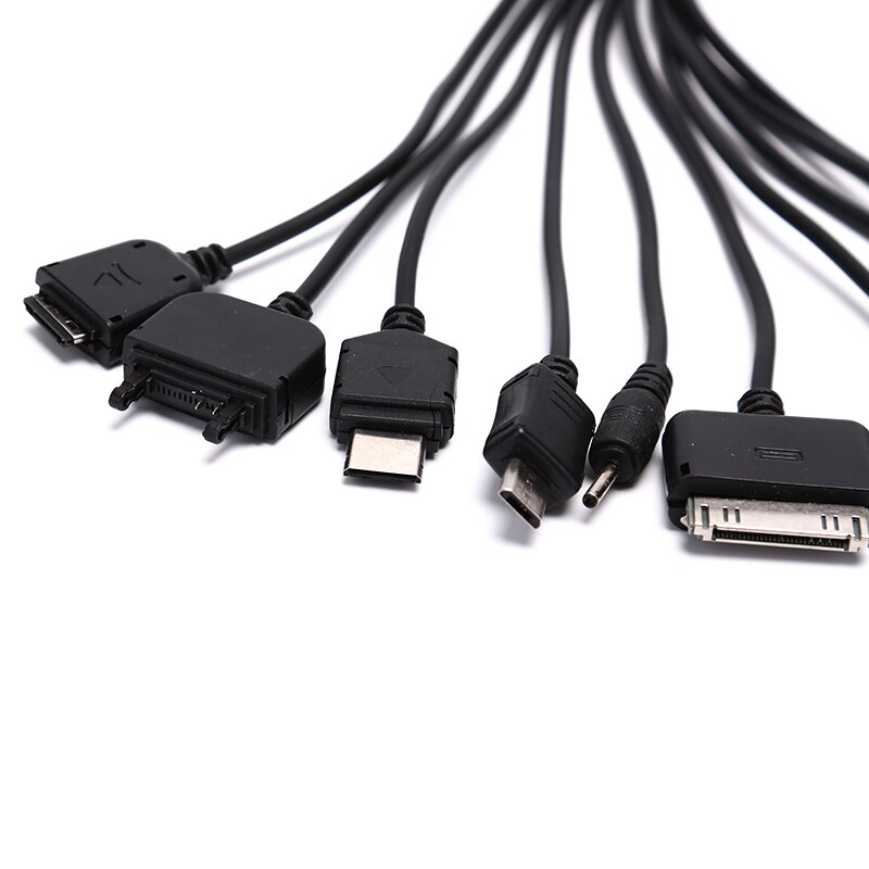 Multi Pin Cable Charger USB Adapter Cable Data Wire Cord 10 in 1 Multifunction USB Data Transfer Cable Universal