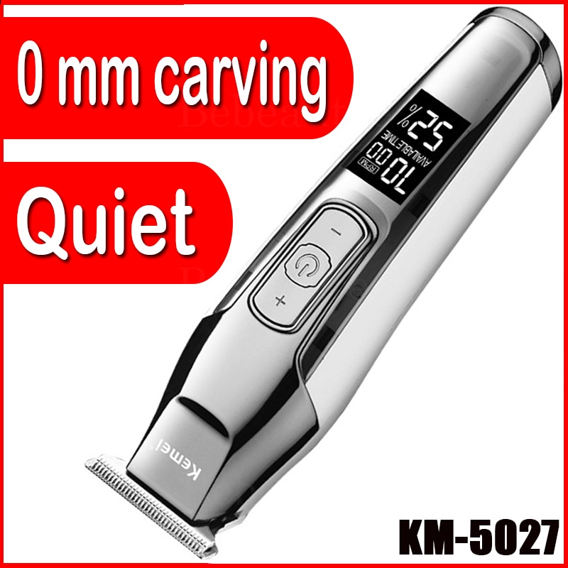 Edging Cutting Machine 0.0mm Keimei Rechargeable Hair Cut Clipper Men Kemel Cordles Kmei Pro Trimmer Electric Trimer Kamei Kemey