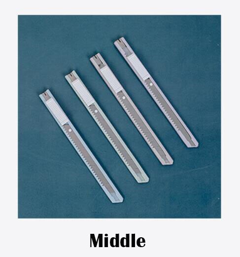 Sample Portable Utility Knife Cute Paper Cutter Cutting Paper Razor Blade Office school supply Stationery: Middle 1 piece
