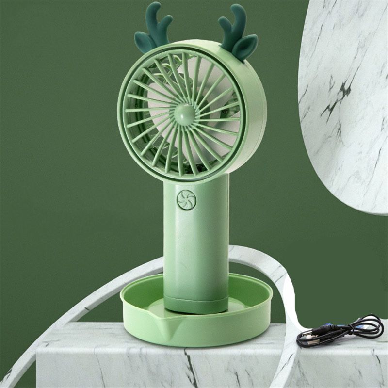 Ventilador de burbujas con batería de 320mA para niños, juguete de verano, Mini ventilador Usb, máquina de burbujas: Verde claro