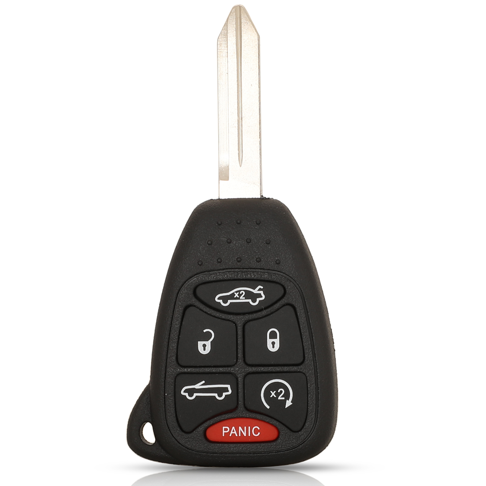 jingyuqin Car Key Shell for Chrysler JEEP DODG 200 Aspen Sebring Compass Liberty Patriot Wrangler Avenger Durango Caliber Nitro: Gold