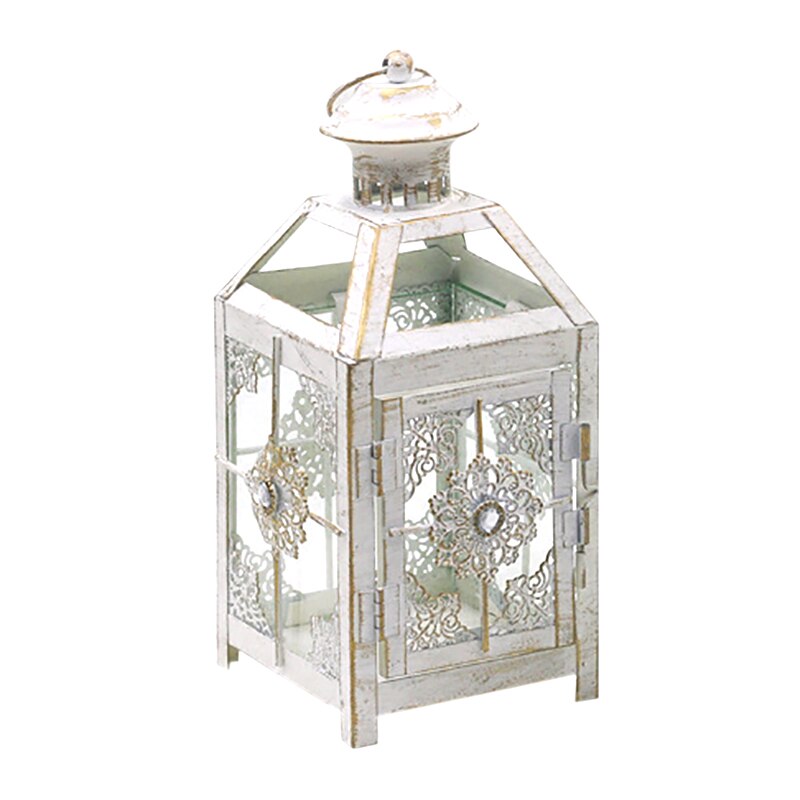 Linterna decorativa vela linterna de Metal Estilo Vintage linterna colgante para fiestas de bodas interior al aire libre