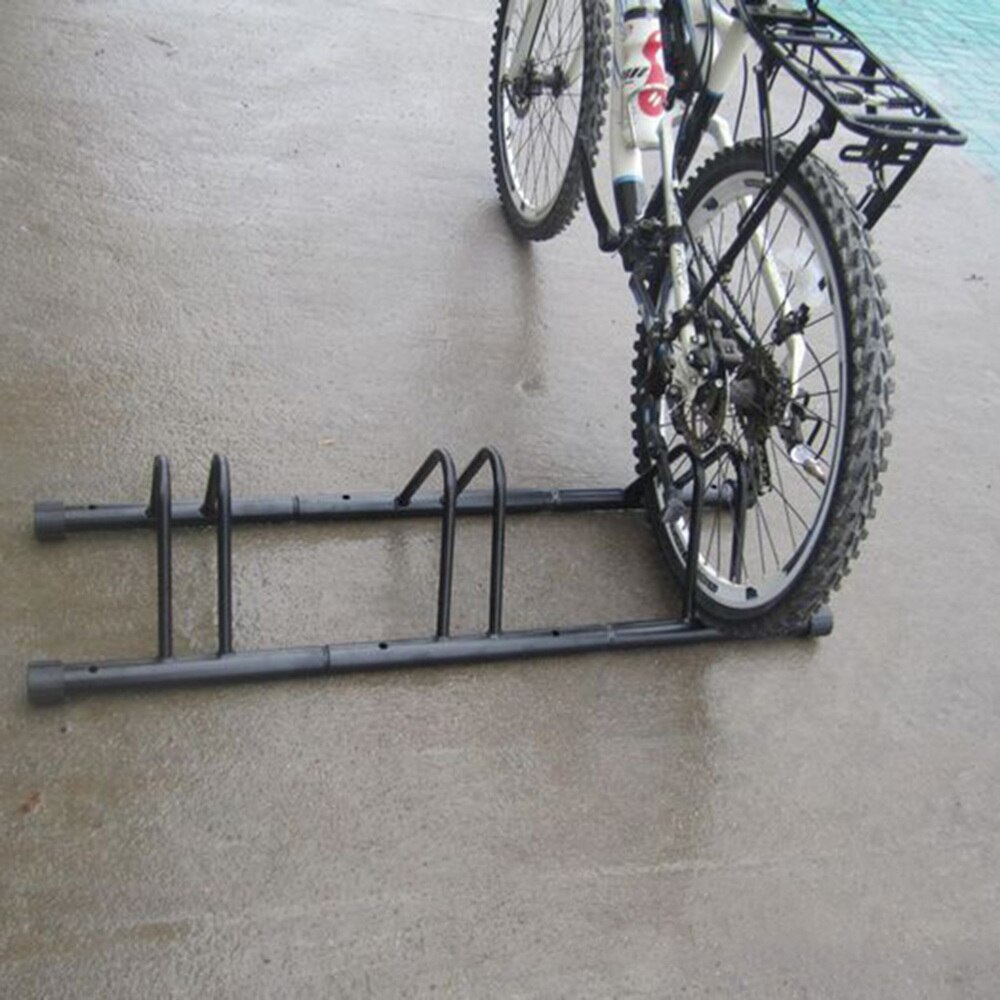 Schwarz Boden Parkplatz Gestell Fahrrad Lagerung Halterung Rennrad Parkplatz Garage Accessary Stehen für drinnen und draussen