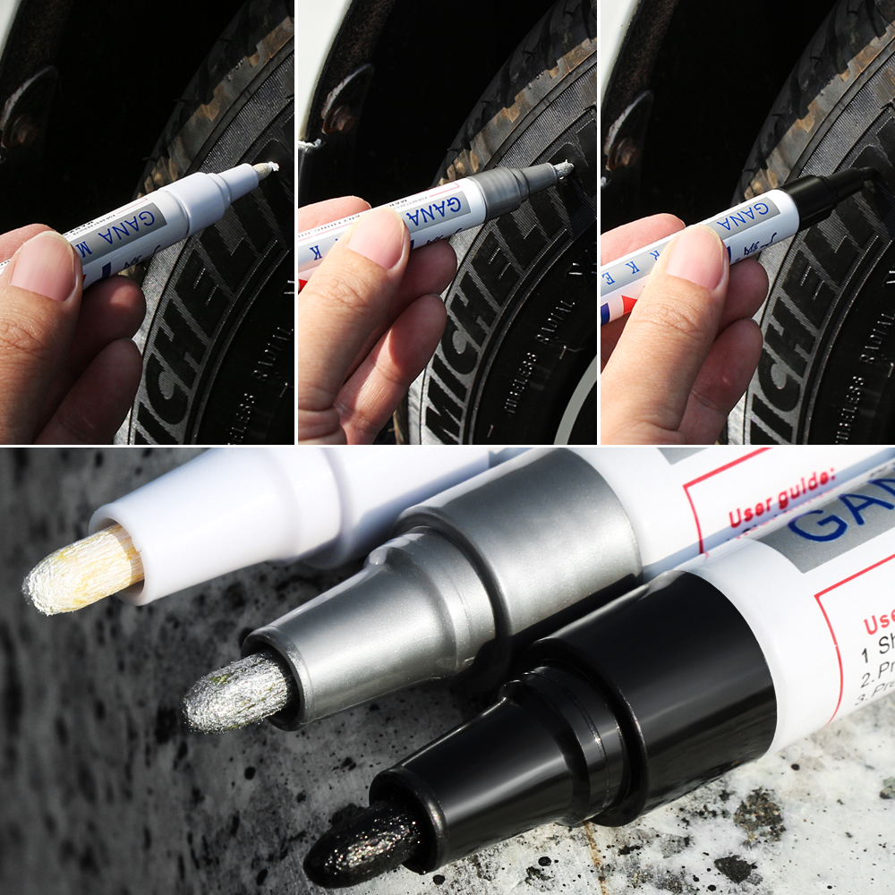 Kleurrijke Teken Waterdicht Autobanden Loopvlak Cd Metalen Permanente Verf Marker Graffti Vette Marker Diy Art Marker Pen Briefpapier