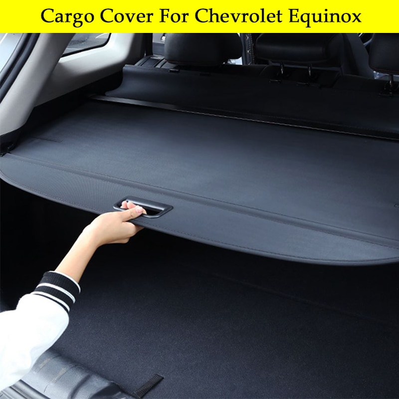 Car Rear Cargo Cover Privacy Trunk Screen Security Shield Curtain Black Retractable Cargo Cover Car Interior Accessories