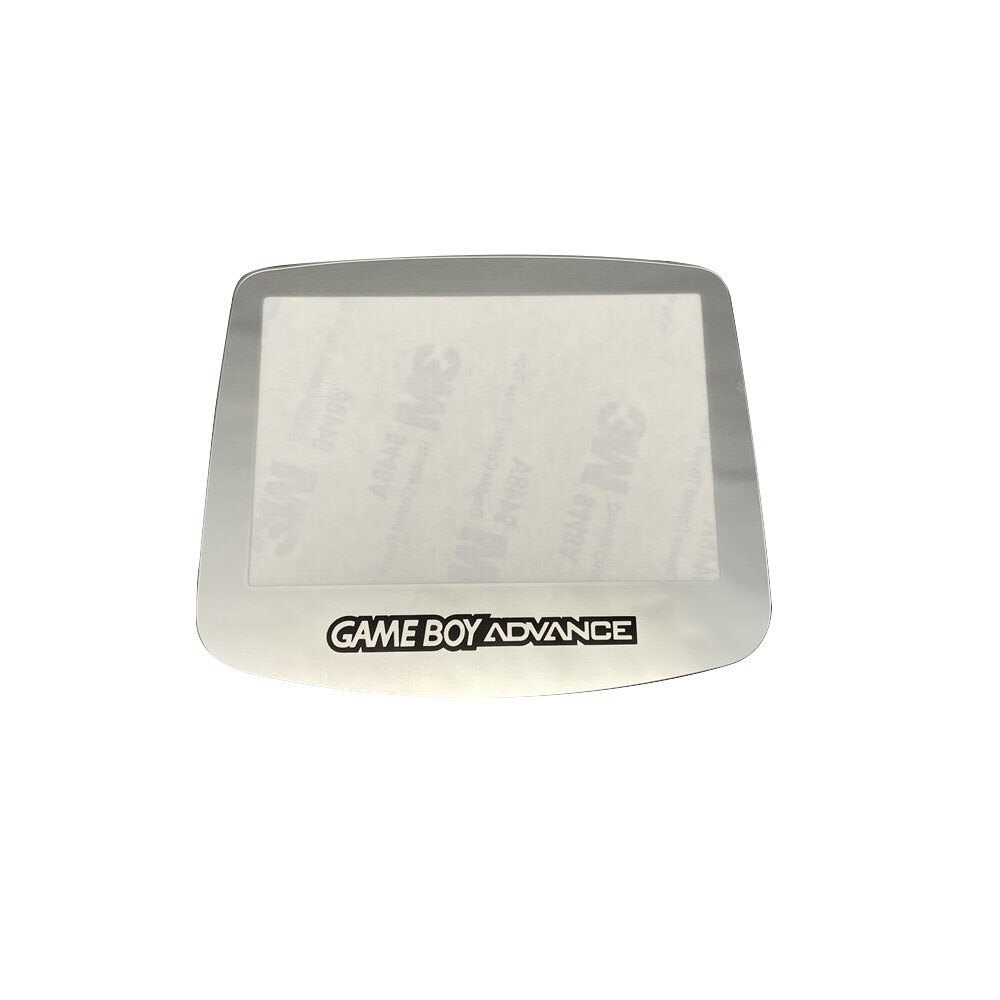 Original Größe Glas objektiv spiegel abdeckung für GAMEBOY ADVANCE GBA Bildschirm Objektiv Protector Abdeckung SFC IQUE/Schwarz Objektiv/klar 16 Farben: Silver Lens